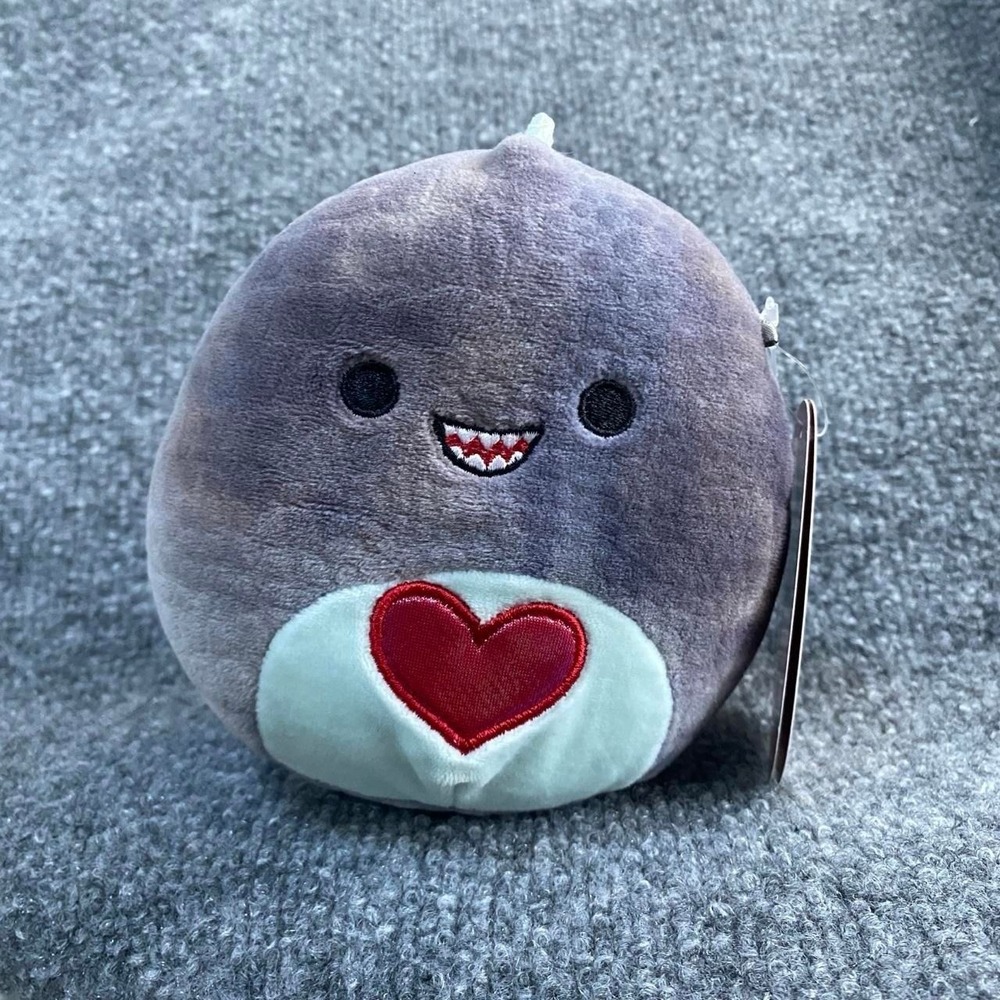 SQUISHMALLOWS 5" XANDER THE T-REX RED HEART STUFFED PLUSH TOY VALENTINES DAY